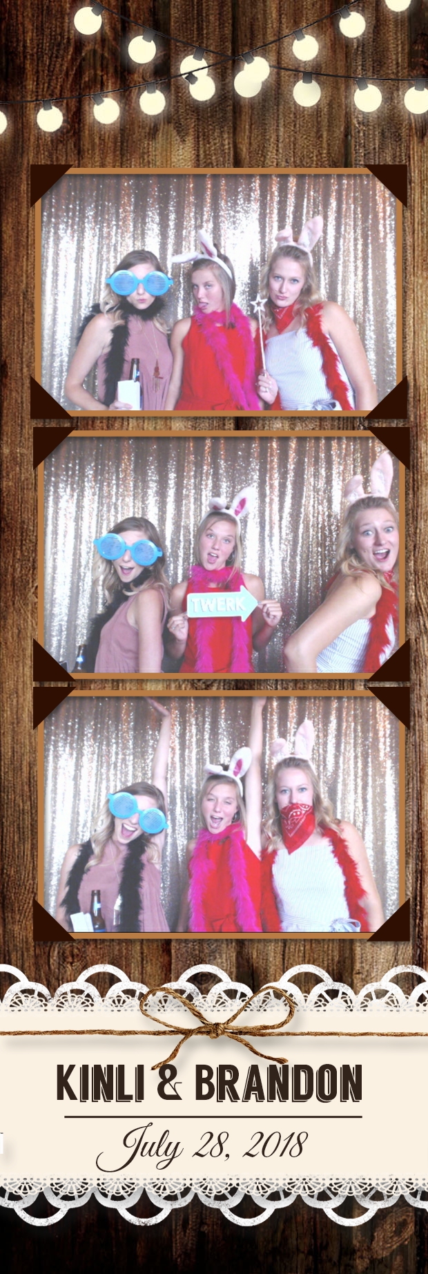 Kinli and Brandon's Wedding | View more photos from the event at gallery.photoboothbillings.com/u/PhotoBoothBillings/Kinli-and-Brandons-Wedding